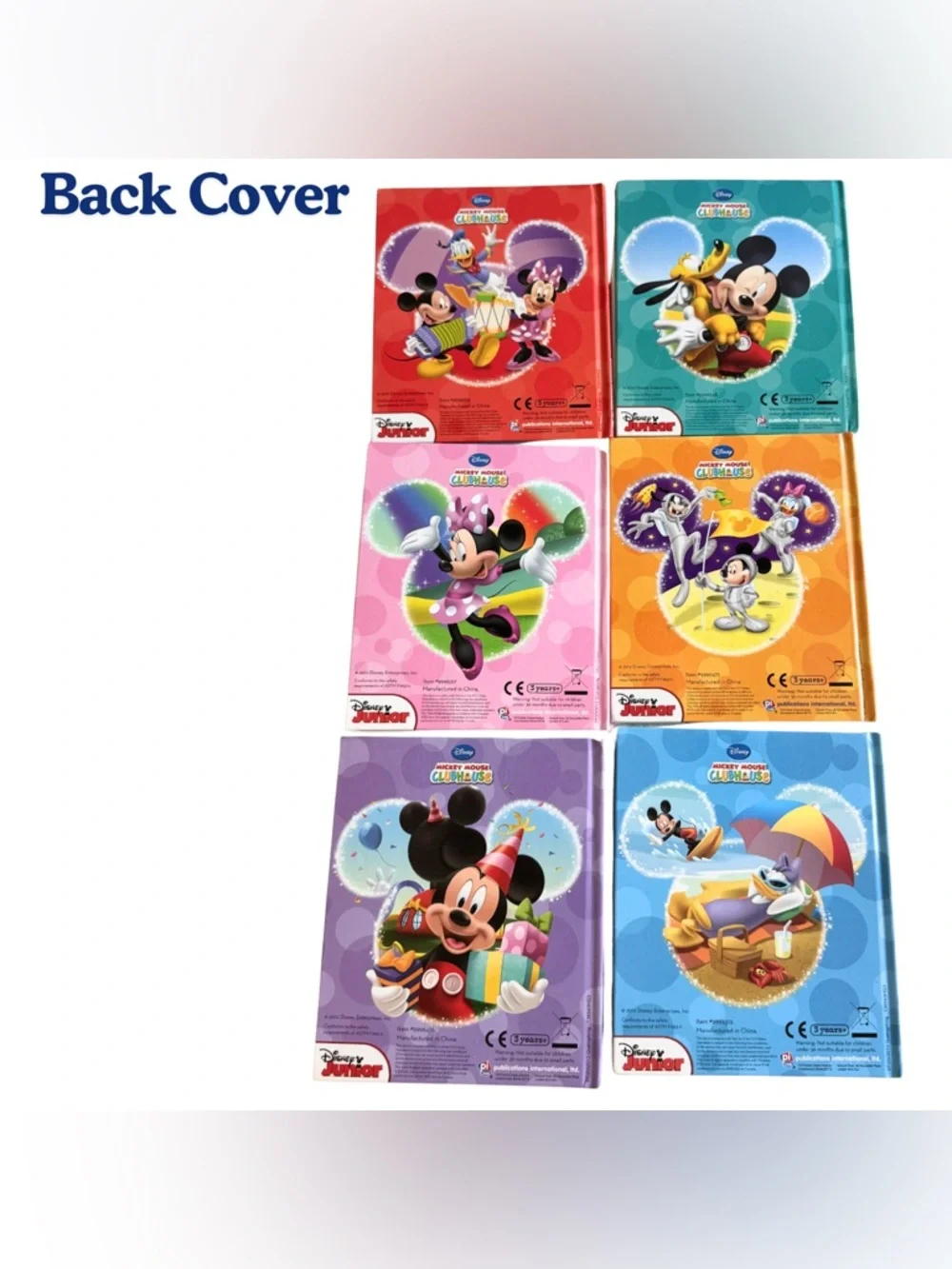 Disney Junior Mickey‎ Mouse Clubhouse My First Smart Pad 6 Book Set Pristine